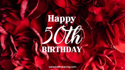Free 50th Years Happy Birthday Wallpaper - birthdayimg.com