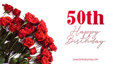 Free 50th Years Happy Birthday Wallpaper - birthdayimg.com