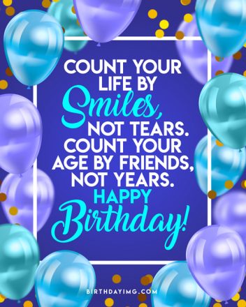 Free Happy Birthday Image with Balloons - birthdayimg.com