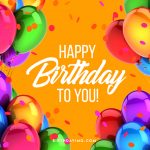 Free Happy Birthday Image with Balloons - birthdayimg.com