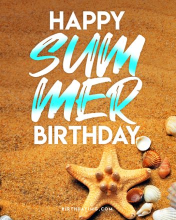 Free Summer Happy Birthday Image - birthdayimg.com