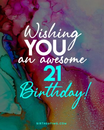 Free 21 Years Happy Birthday Wishes Image - birthdayimg.com