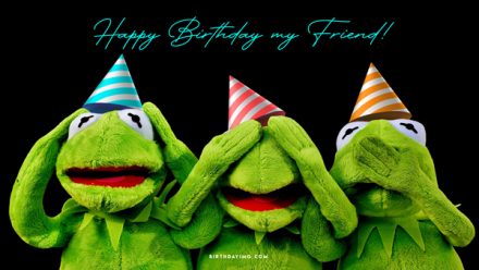 Free Happy Birthday Wallpaper with Cool Toads - birthdayimg.com