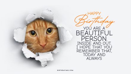 Free Happy Birthday Wallpaper with Cool Cat - birthdayimg.com
