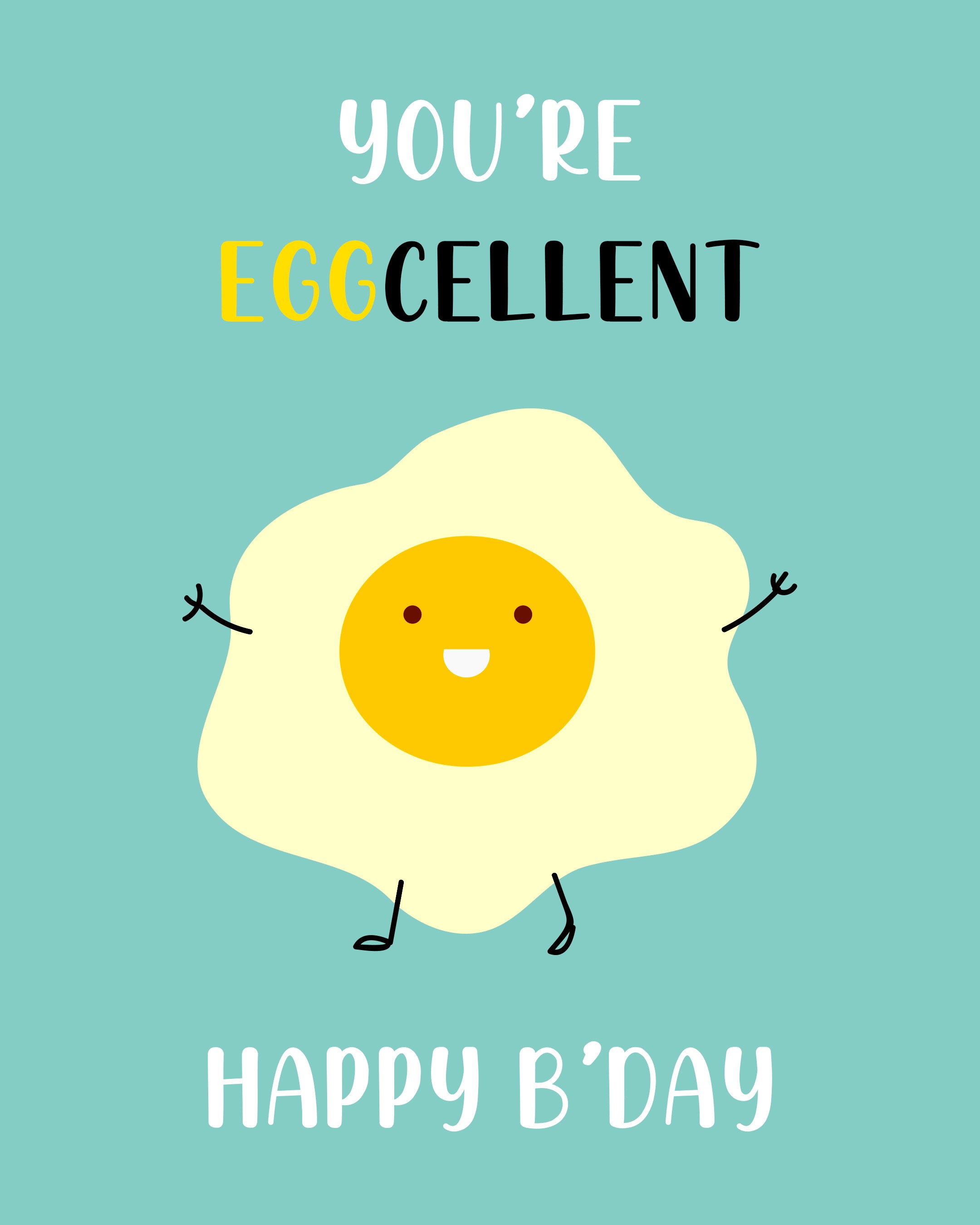 Free Funny Happy Birthday Image With Egg - birthdayimg.com