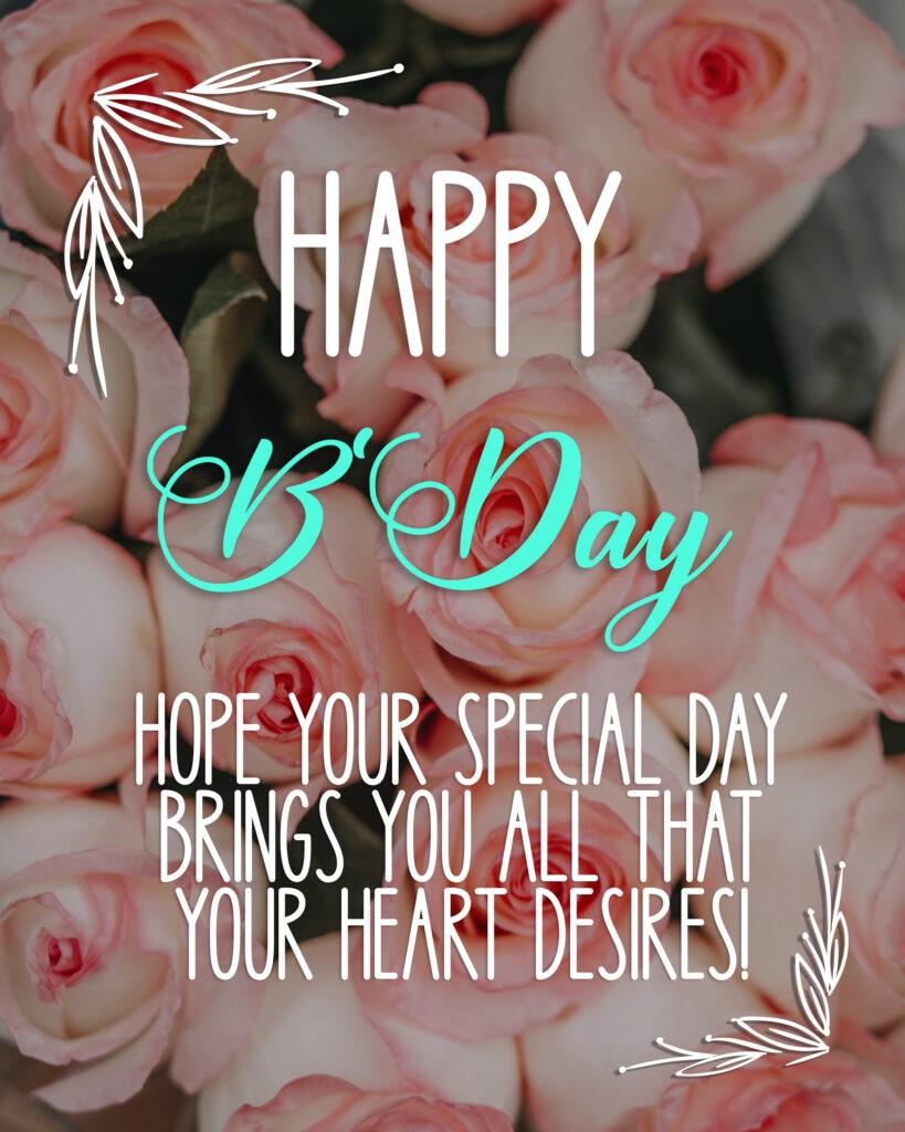 Free Happy Birthday Wishes and Images with Flowers