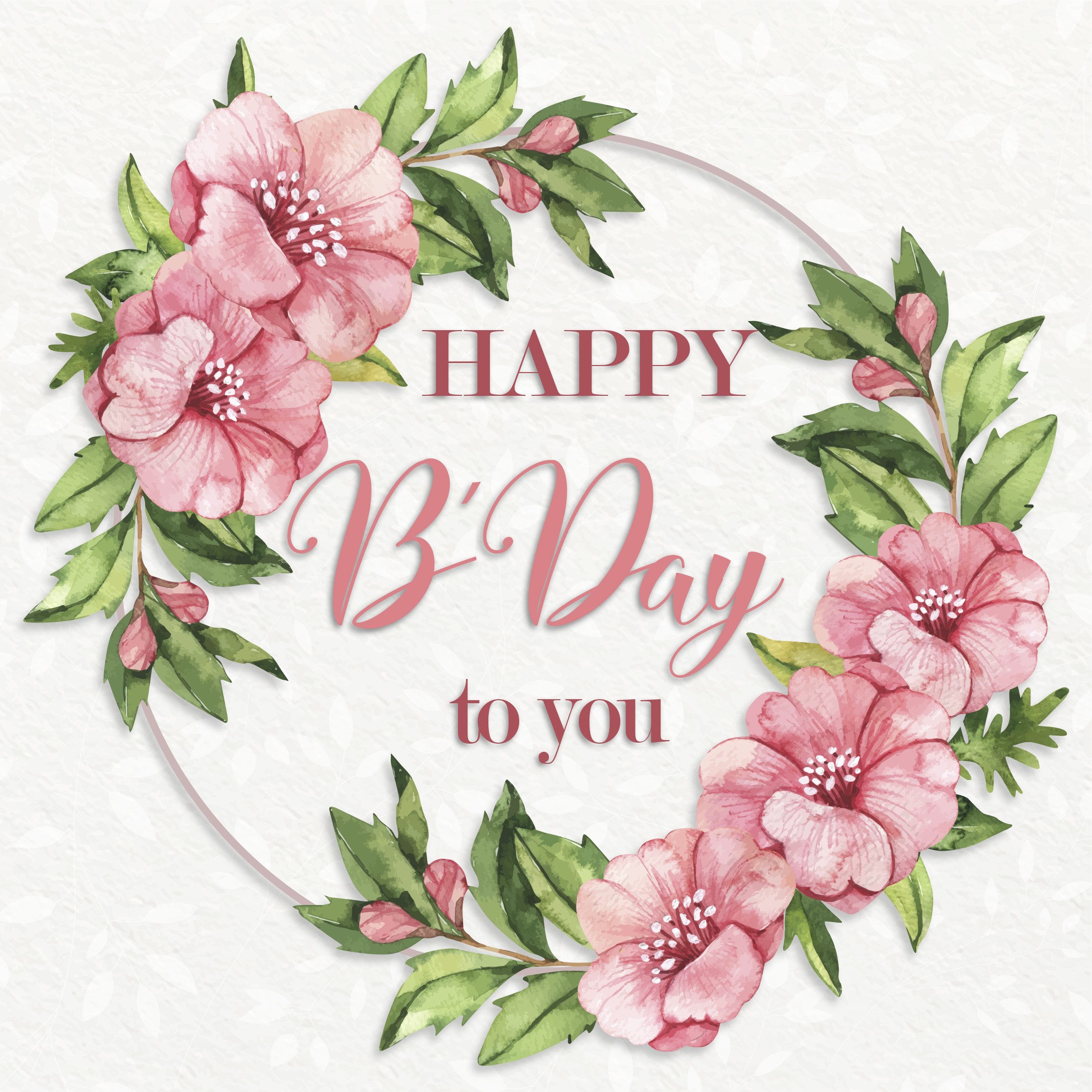 Free Happy Birthday Image For Girl With Flowers - birthdayimg.com