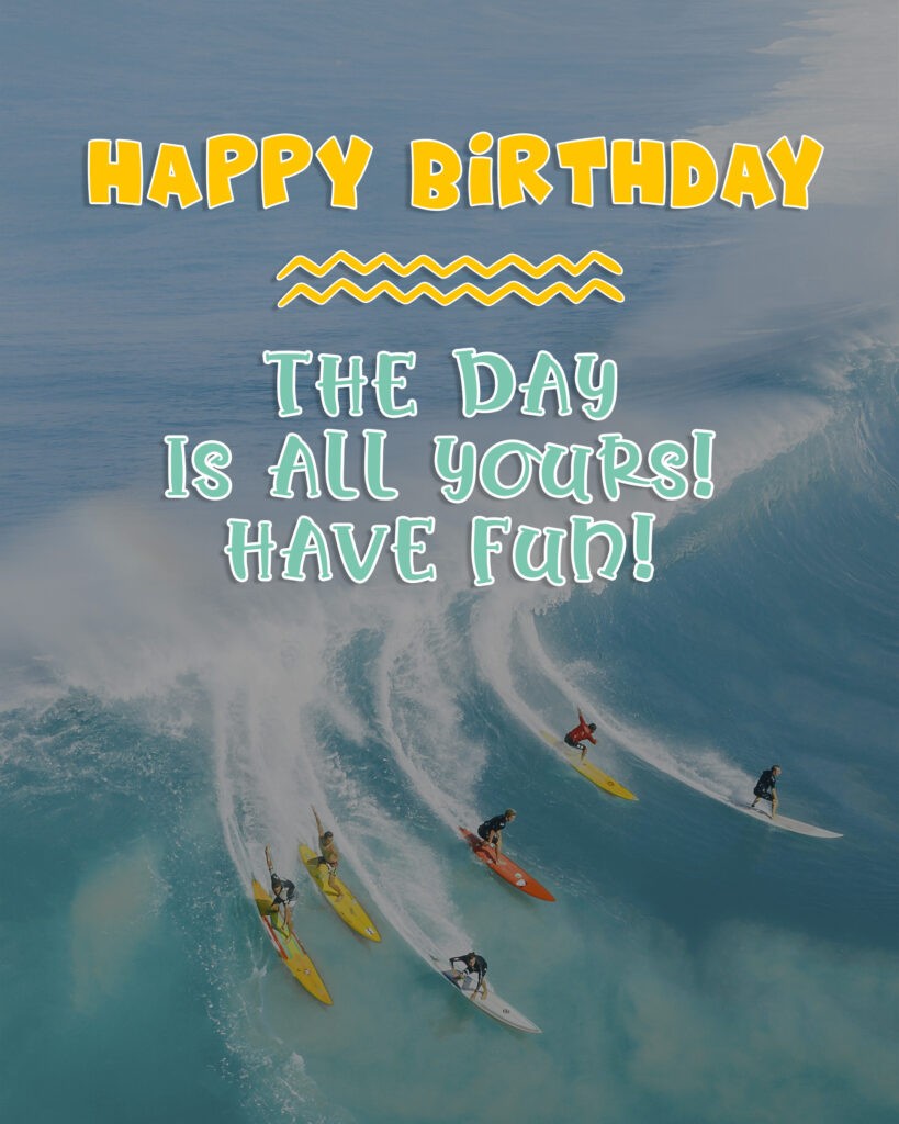 Free Happy Birthday wishes and Images with Beach
