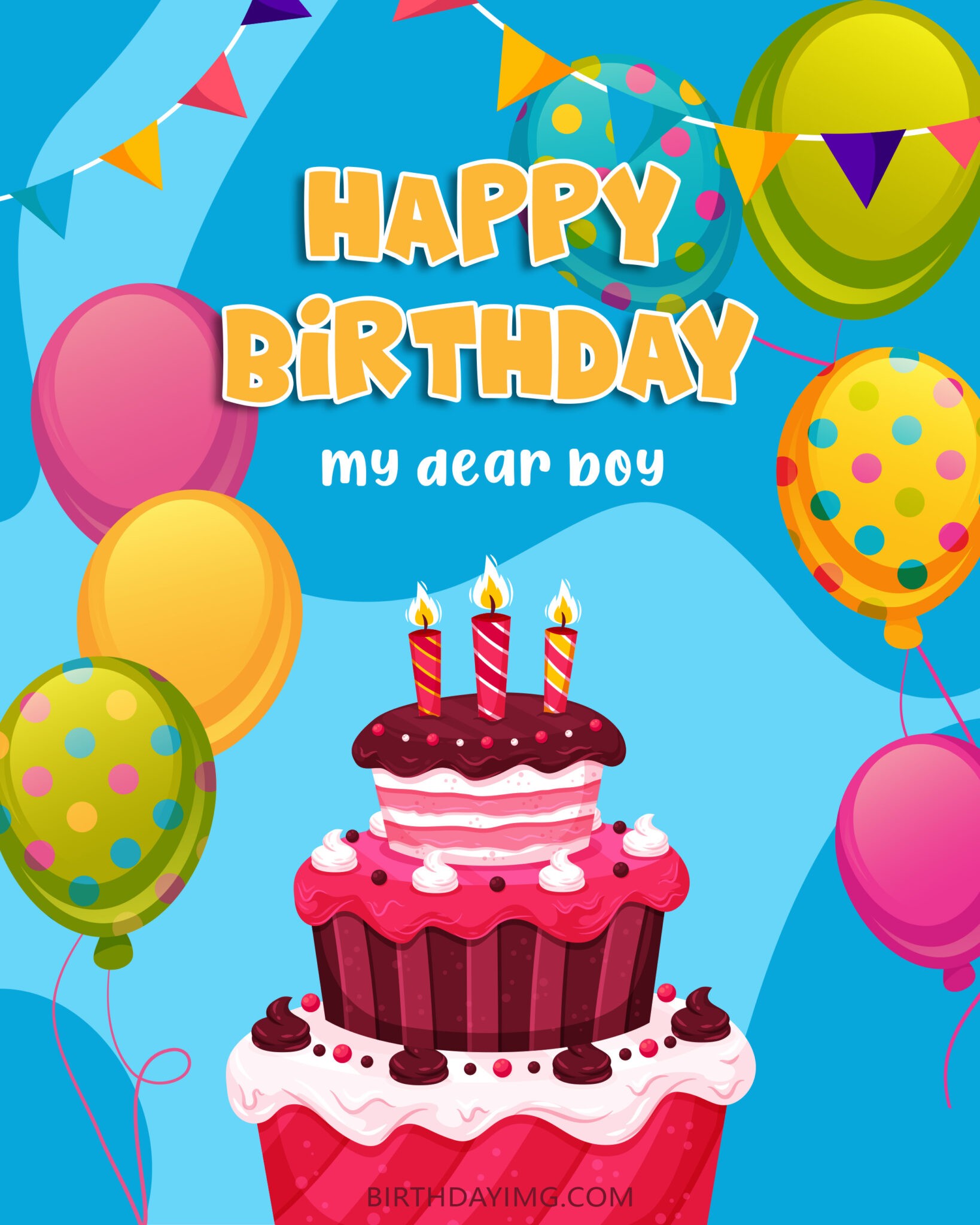 Free Happy Birthday Wishes and Images for Boy - birthdayimg.com