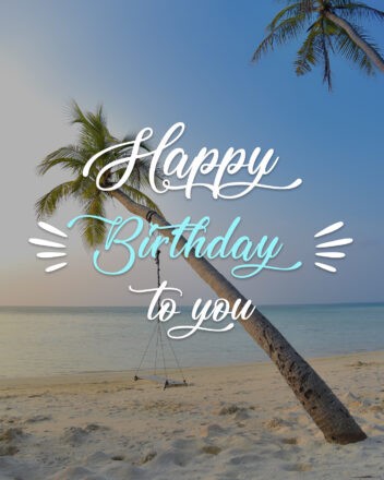 Free Happy Birthday Image With Beach - birthdayimg.com