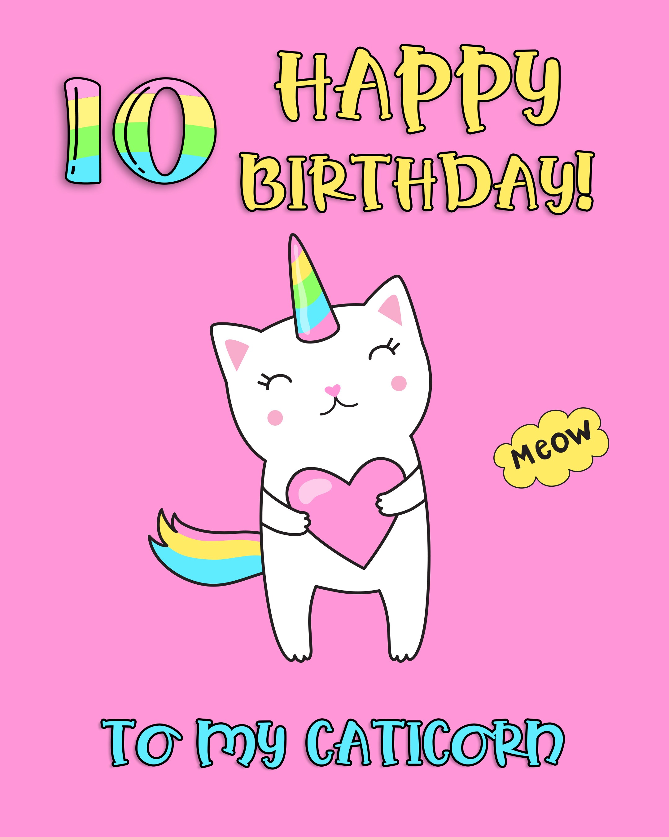 Free Funny 10th Years Happy Birthday Image - birthdayimg.com