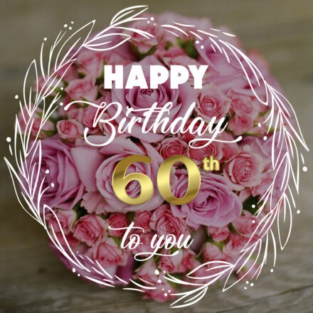 60th Years Free Happy Birthday Wishes and Images 