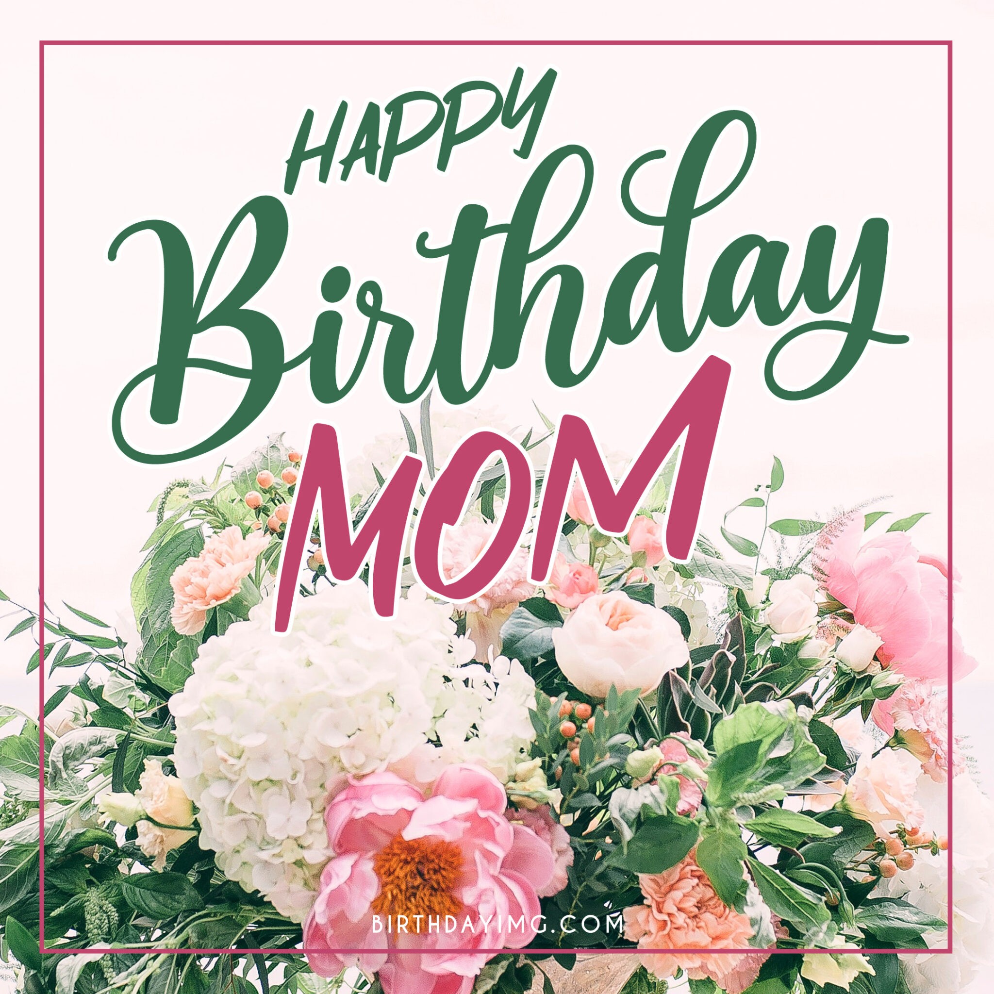 Free Happy Birthday Image For Mom With Candles - birthdayimg.com