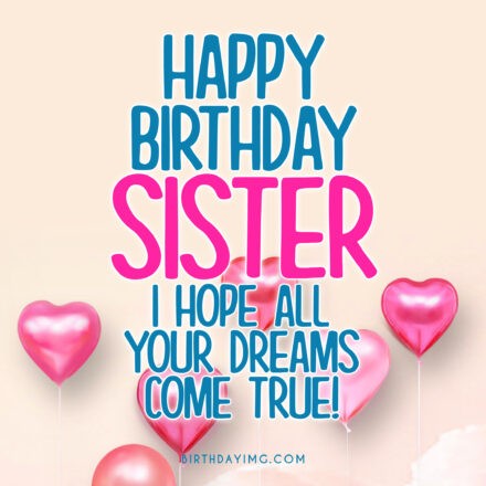 Free For Sister Happy Birthday Image - birthdayimg.com