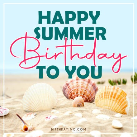 Free Happy Birthday Image with Beach - birthdayimg.com