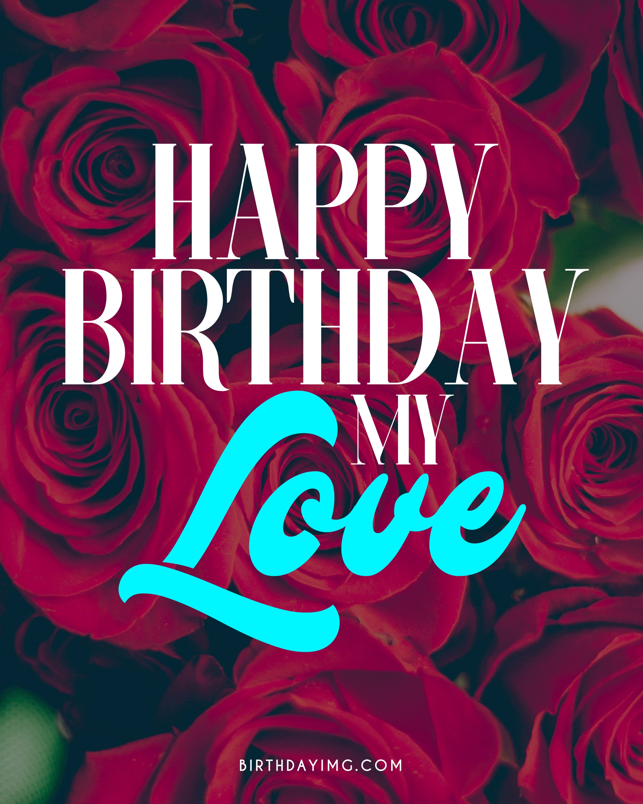 Free Happy Birthday Image with Love - birthdayimg.com