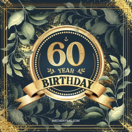 Free 60th Years Happy Birthday Image - birthdayimg.com
