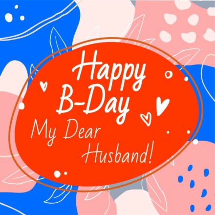 Free Happy Birthday Wishes and Images for Husband with Bright Flowers - birthdayimg.com