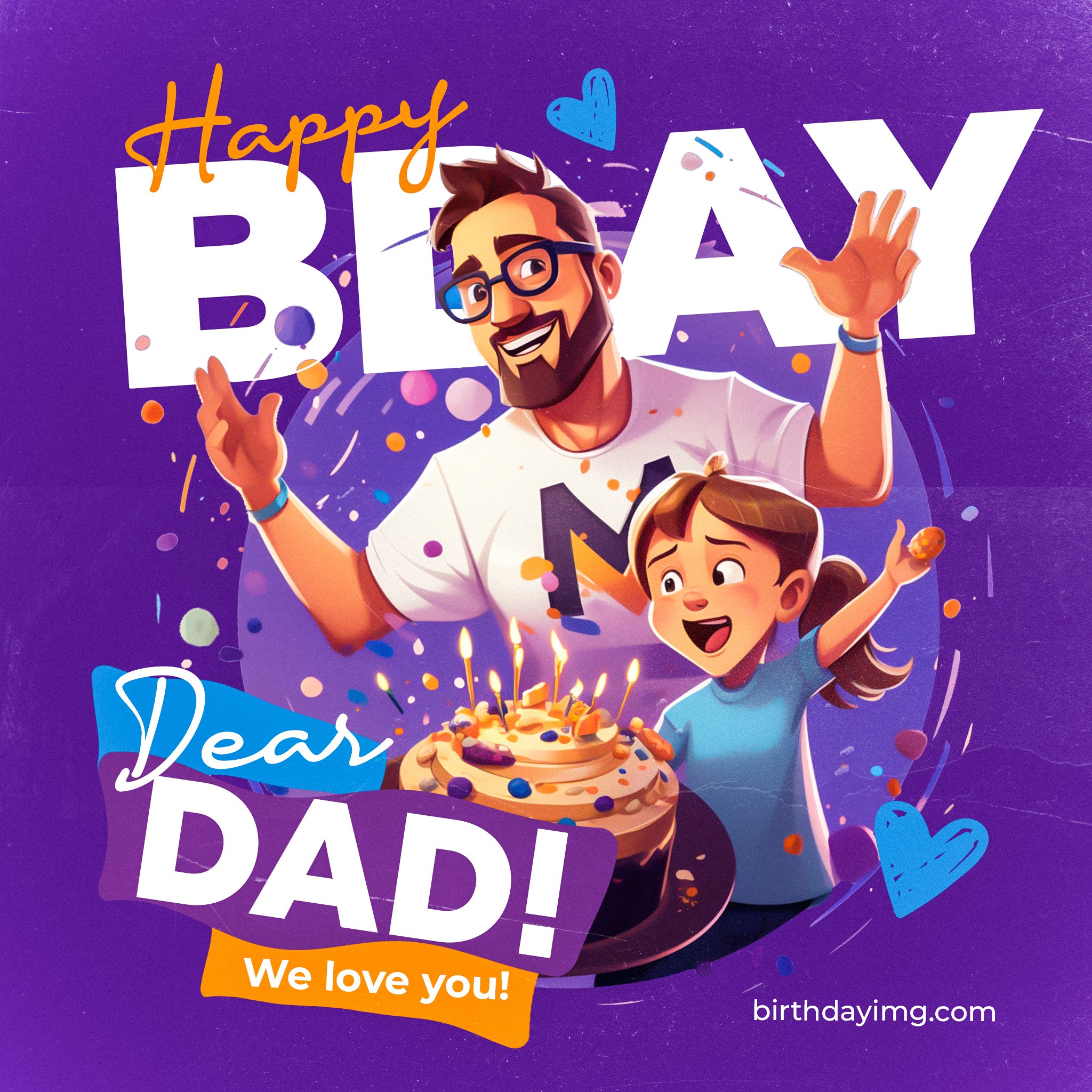 Free Happy Birthday Image for Dad - birthdayimg.com