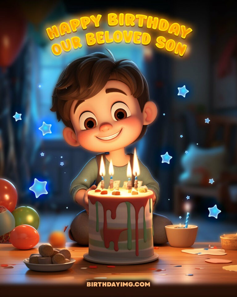 Free Beautiful Happy Birthday Wishes and Images for Son - birthdayimg.com