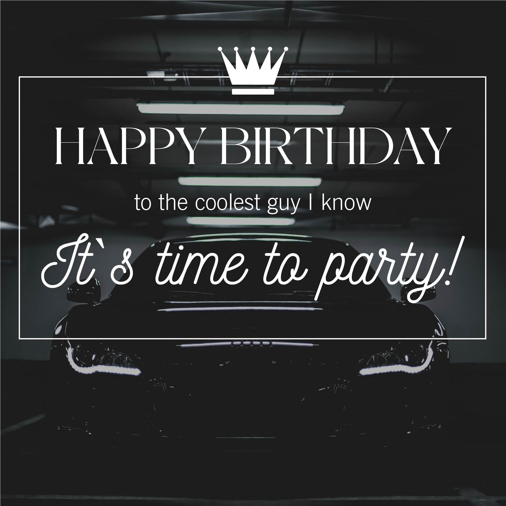 Free Happy Birthday Wishes  for Guy with Car - birthdayimg.com