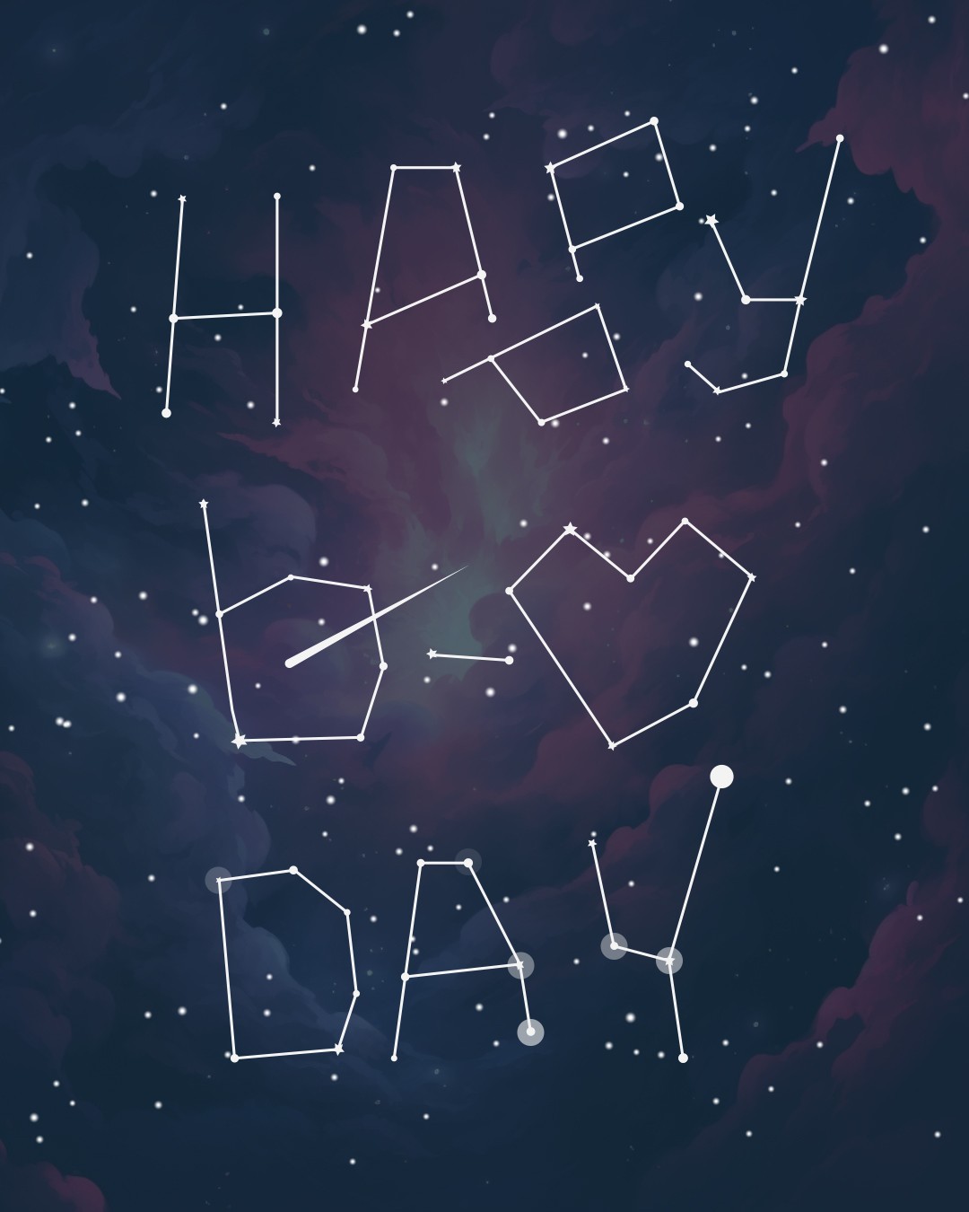 Free Starry Birthday Animated Gif Birthdayimg Com
