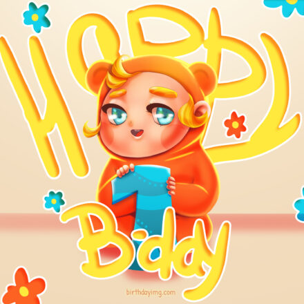 Free 1st Year Happy Birthday With The Baby - birthdayimg.com