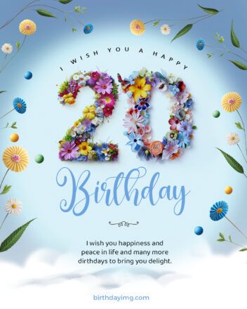 Free 20th Years Free Happy Birthday Wishes - birthdayimg.com