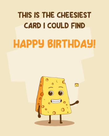Free Animated Happy Birthday with Cheese - birthdayimg.com